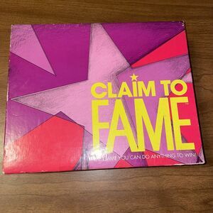 Claim To Fame Board Game Parker Brothers 1990 No. 0031 *TAPED BOX*